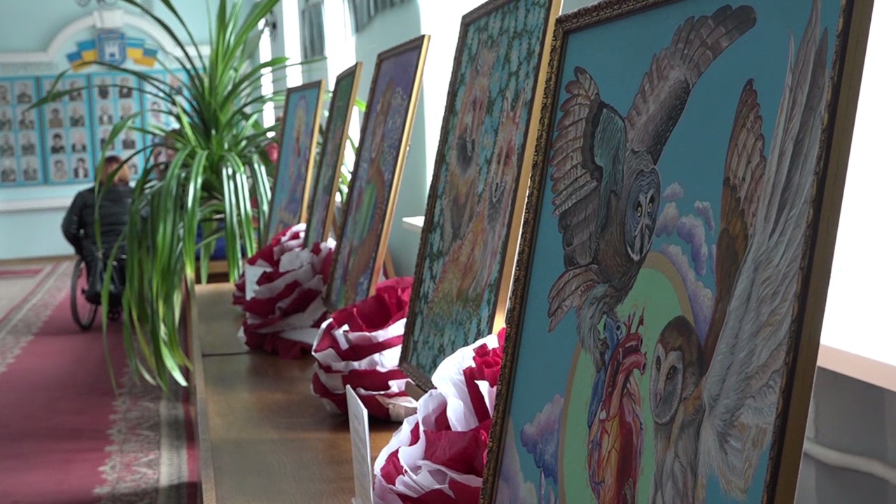 У Житомирі відкрилася виставка-аукціон, приурочена Міжнародному дню людини з Синдромом Дауна