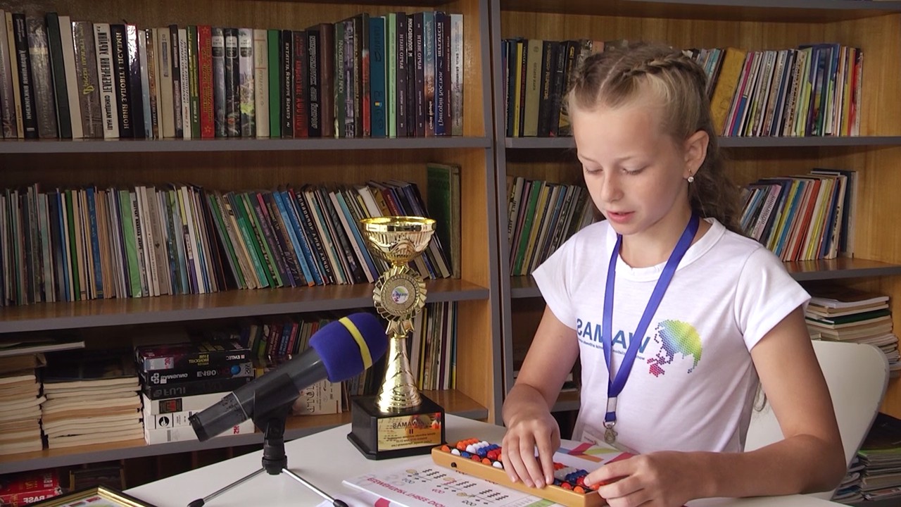 10-річна житомирянка стала срібною призеркою Всесвітньої олімпіади з ментальної арифметики